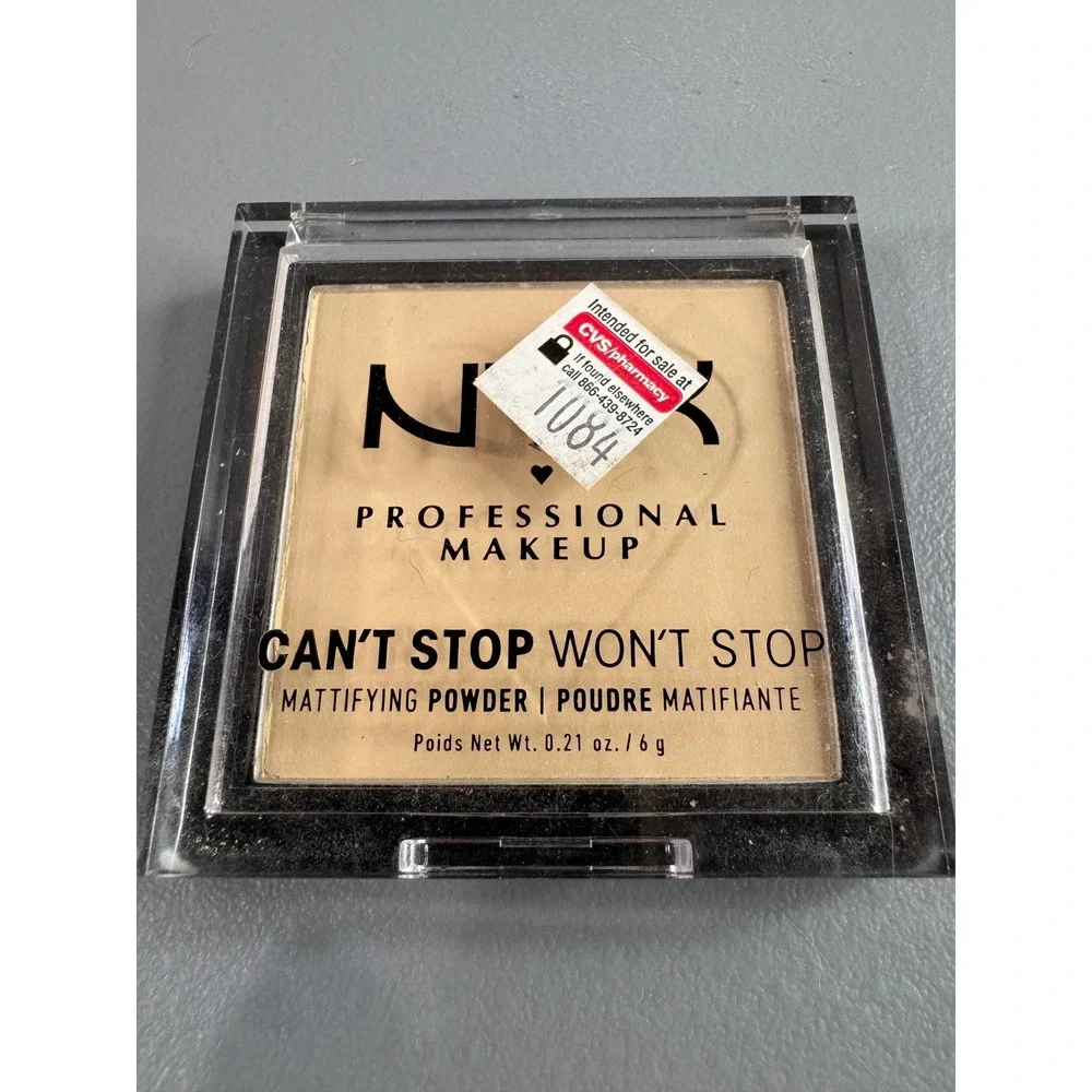 NYX Mattifying Powder Women 0.21oz Fair New Can't Stop Won't Stop CSWSM01 Vegan